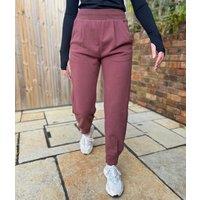 Burgundy Good Move Front Pleat Joggers Size 24