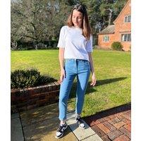 Mid Blue Emilee Lift & Shape Jeans Size 12S