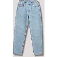 Light Blue Mid Rise Barrel Leg Jeans Size 14