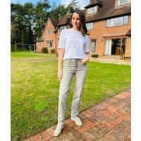 Light Grey Sienna Straight Leg Jeans Size 16S