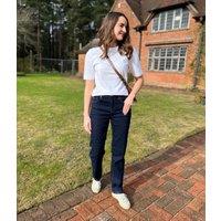 Dark Indigo Sienna Straight Leg Jeans Size 8S