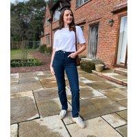 Navy Sienna Straight Leg Jeans Size 18R