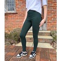 Dark Green Soft Touch Jeggings Size 18L