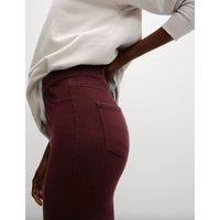 Burgundy Soft Touch Jeggings Size 14L