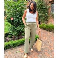 Green Wide Leg Joggers Size 20/22