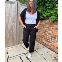 Black Knitted Joggers Co-Ord Size 12