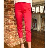 Red Mia Slim Leg 7/8 Trousers Size 10R