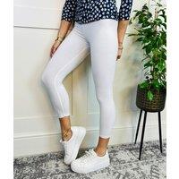 Ivory Cropped Legging Size 10
