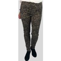 Animal Print High Waisted Jeggings Size 6 x Long