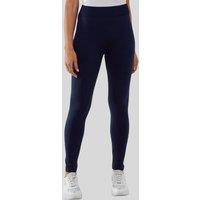 Navy Fleece Lined Leggings Size 8/10