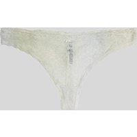 White Lace Thong Briefs Size 20