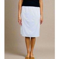 White Elasticated Waist Half Slip Size 10R