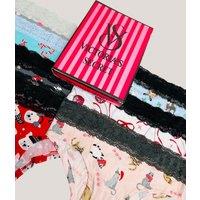 Christmas Days of the Week Bikini Briefs Size 8/10
