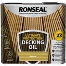 Ronseal Ultimate Protection Decking Oil Natural - 2.5L