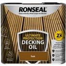 Ronseal Ultimate Protection Decking Oil Teak - 2.5L