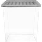 55L Storage Box with Clear Base and Lid