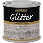 Rust-Oleum Glitter Silver Paint - 125ml