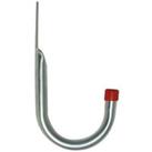Flat Ended Tidy Hook - Blue and Chrome - 140mm