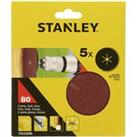 Stanley 125mm Drill Sanding Discs 80G - STA32006-XJ