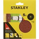 Stanley 125mm Drill Sanding Discs 40G - STA32640-XJ