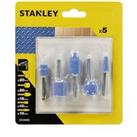 Stanley 5 Pc Mounted Stones Set - STA30000-XJ