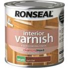 Ronseal Interior Varnish Matt Dark Oak - 250ml