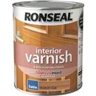 Ronseal Interior Varnish Satin French Oak - 750ml