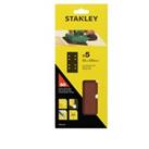 Stanley 1/3 Sheet Sander Punched Wire Clip 80G Sanding Sheets