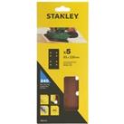 Stanley 1/3 Sheet Sander Punched Wire Clip 240G Sanding Sheets