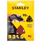 Stanley Delta Sanding Sheets - 60, 80, 120, 240, 320g