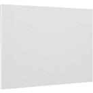 High Gloss Slab White Integrated Extractor Door (597x445)