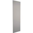 High Gloss/Modern Slab/Handleless Kitchen Clad on Tower Panel (H)2140 x (W)591mm - Gloss Grey