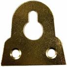 Brass Slot Picture Bracket 50mm - 2 Pack