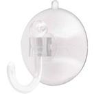 Clear Suction Hook 25mm - 4 Pack