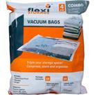 Vacuum Storage Bag Combo - Pack of 4 (2 Medium, 2 Large)