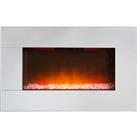 Dimplex Diamantique Optiflame Electric Fire with Wall Mounted Fitting - Mirrored Glass