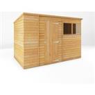Mercia 10 x 6ft Overlap Pent Shed - incl. Installation
