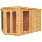 Mercia 11 x 7ft Summerhouse with Side Shed