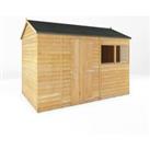 Mercia 10 x 6ft Overlap Reverse Apex Shed - Installation Included