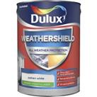 Dulux Weathershield Smooth Masonry Paint Ashen White - 5L