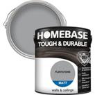 Homebase Tough & Durable Matt Paint Flintstone - 2.5L
