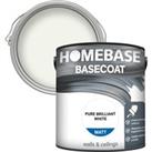 Homebase Basecoat Paint Pure Brilliant White - 2.5L