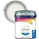 Homebase Matt Emulsion Paint Crystal Light - 5L