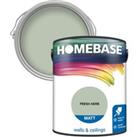 Homebase Matt Emulsion Paint Fresh Herb - 5L