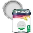 Homebase Silk Emulsion Paint White Noise - 5L