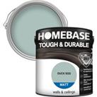 Homebase Tough & Durable Matt Paint Duck Egg - 2.5L