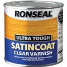 Ronseal UltraTough Satin Coat Clear Varnish - 250ml