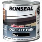 Ronseal Diamond Hard Doorstep Paint Black - 250ml