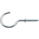 Round Cup Hook - Zinc Plated - 38mm - 3 Pack