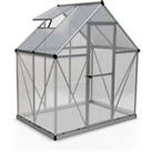 Palram Canopia Hybrid 6 x 4ft Silver Greenhouse